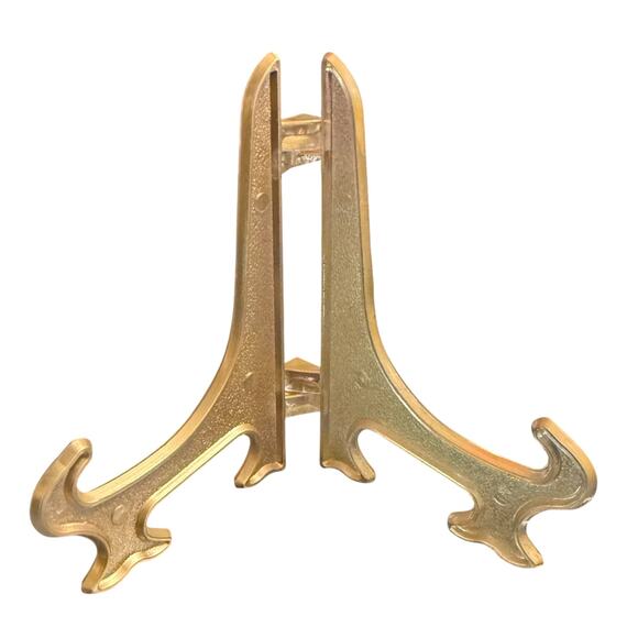 Mini Handmade Circle Paintings and Collage Framed w/ Gold Colored Edges - Picture 10 of 10